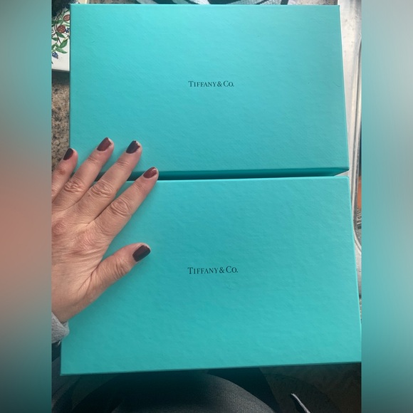 Authentic Tiffany boxes. $35/large. $25/small. - Picture 2 of 5